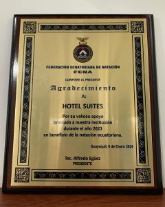 Reconocimiento a Hotel en Guayaquil Suites